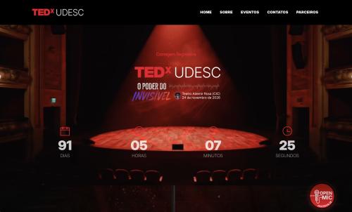 Website TEDxUdesc 2026