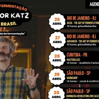Workshop sandor katz no Brasil