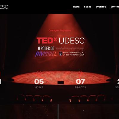 Website TEDxUdesc 2026