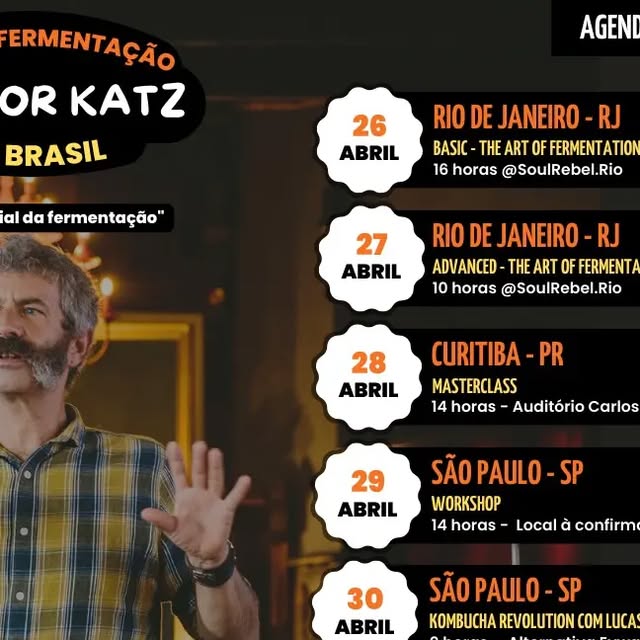 Workshop sandor katz no Brasil